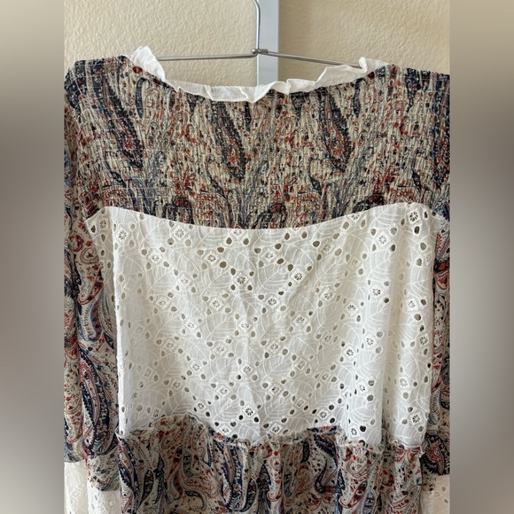 POL Wandering in the Woods Paisley Tunic Dress - Size L - Picture 8 of 9